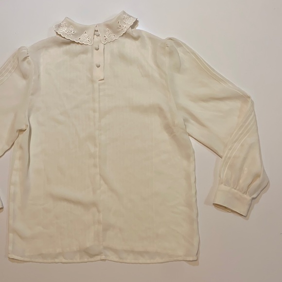 Vintage Victorian Style Karen Scott blouse - Picture 5 of 15